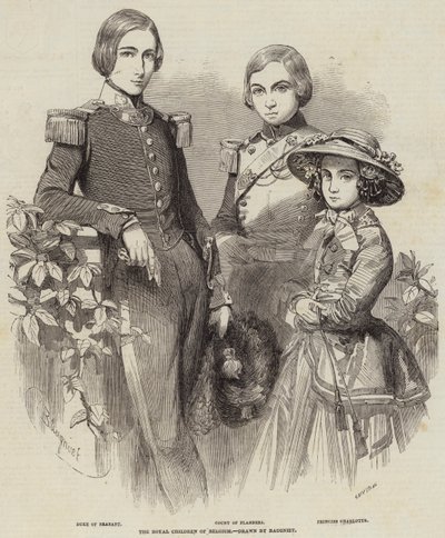 Los niños reales de Bélgica de Charles Baugniet